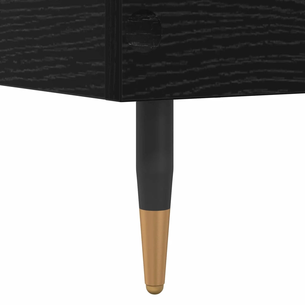 Struttura del letto Rovere Nero 80 x 200 cm 8009055