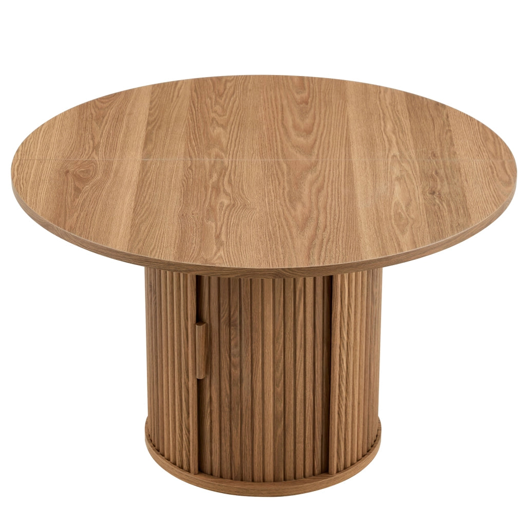 Tavolo da Pranzo Rotondo 120 cm per 4-6 Persone ¨C Xylo ¨C Legno, Stile Country, Cucina
