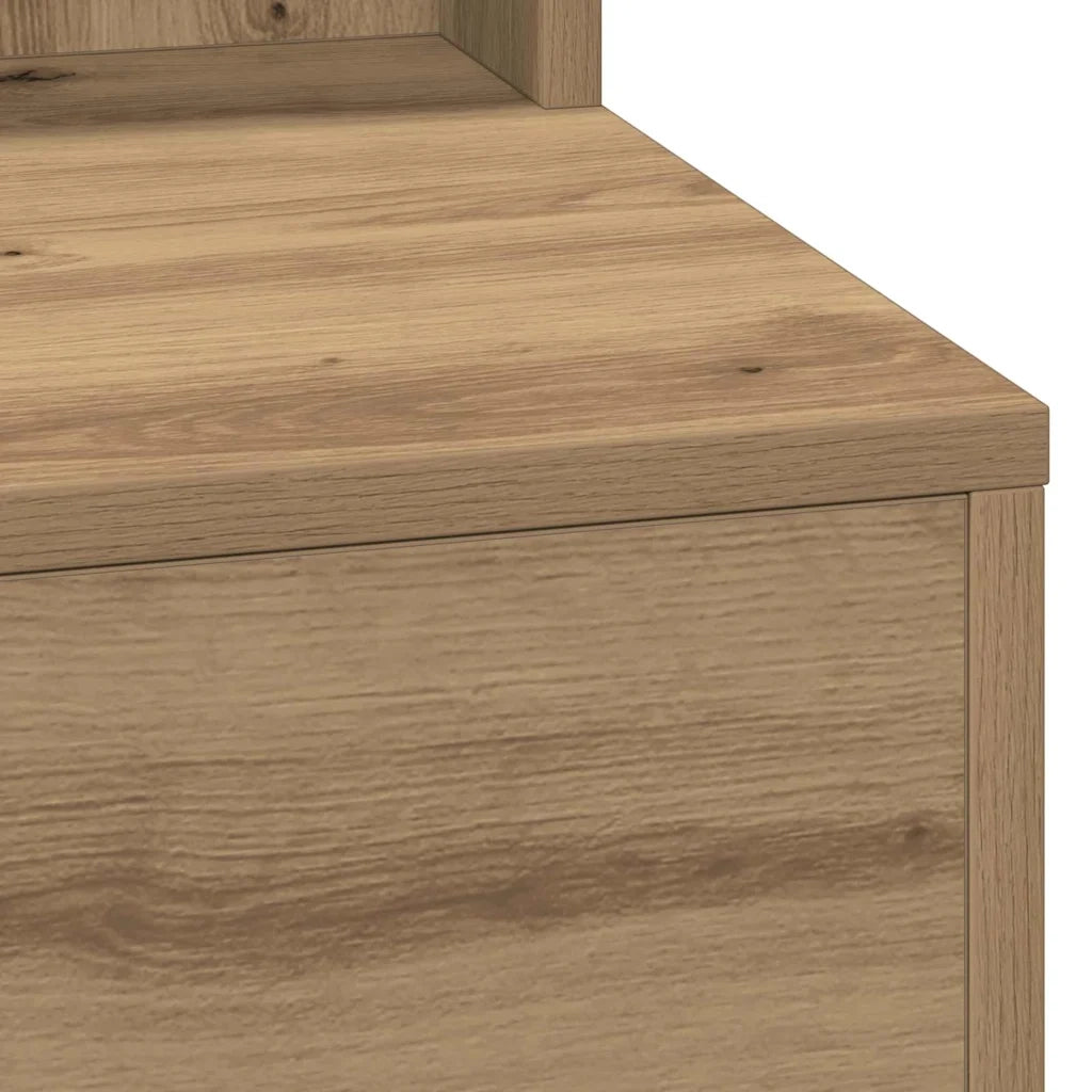 Toeletta | Tavolo da Trucco Rovere artigianale 50 x 41 x 135 cm