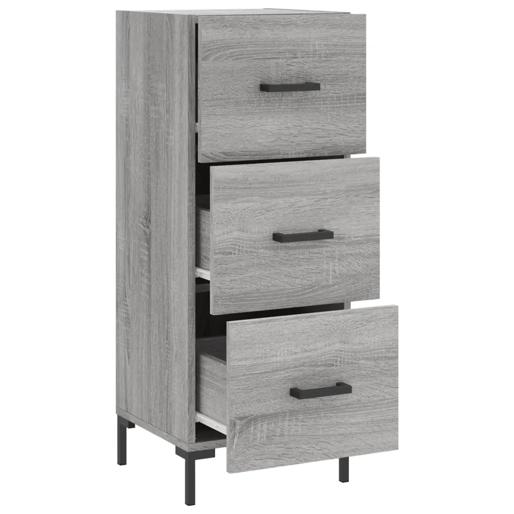 Credenza Grigio Sonoma 34,5x34x90 cm in Legno Multistrato 828610