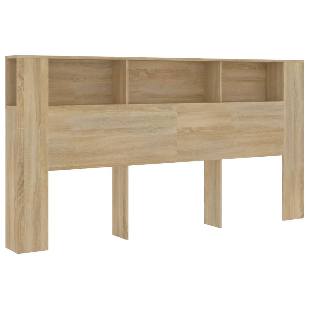 Testiera | Testata con Scomparti Rovere Sonoma 200x18,5x104,5 cm