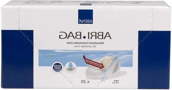 Sacchetto di Protezione per WC Abri-Bag - Pacchetto da 20 - Bianco - Care + Protect