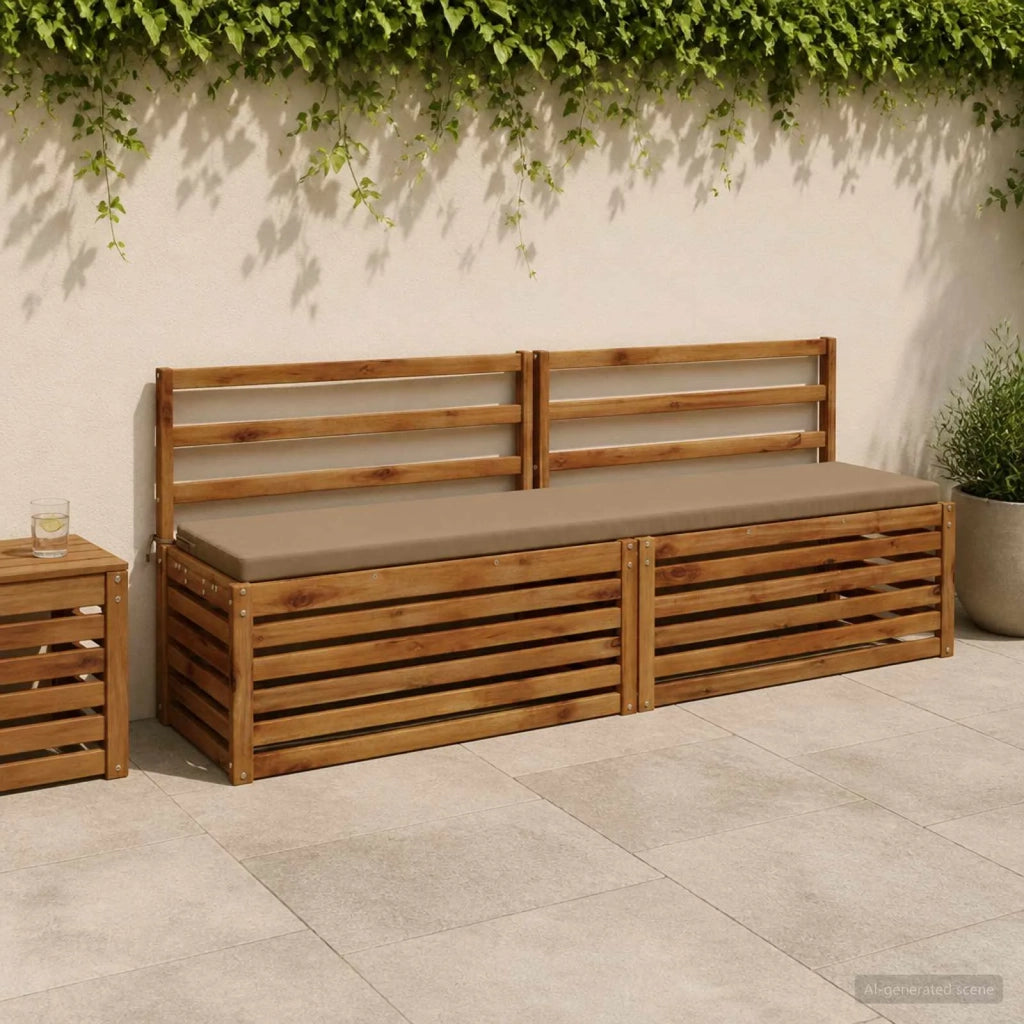 Cuscino per panchina SOEST 100% Poliestere Tortora 949190