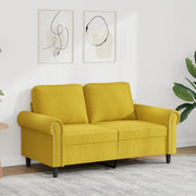 Divano a 2 Posti-Sofa 2 Posti giallo 120 cm in Velluto 363379
