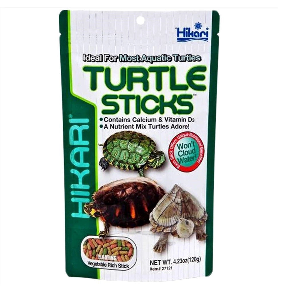 Hikari Turtle Sticks 120g - mangime base per tartarughe acquatiche