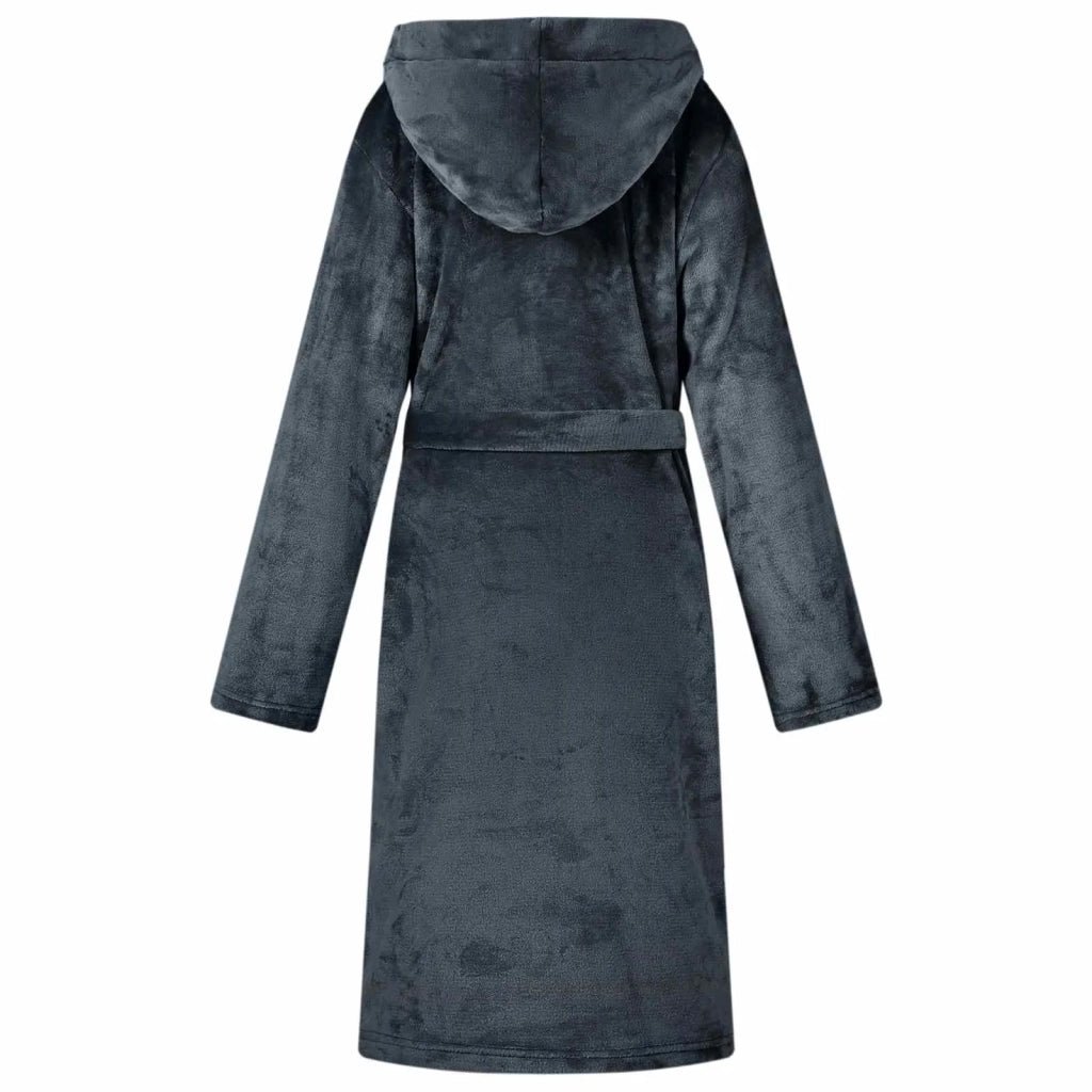 Accappatoio con Cappuccio Blu navy m Flanella 42017238