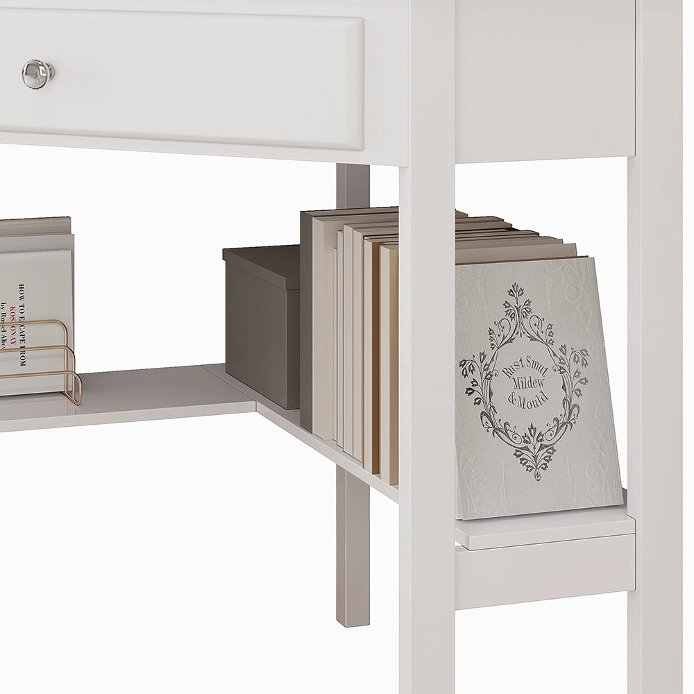 Vicco Scrivania angolare Bianco 75 x 71.6 cm