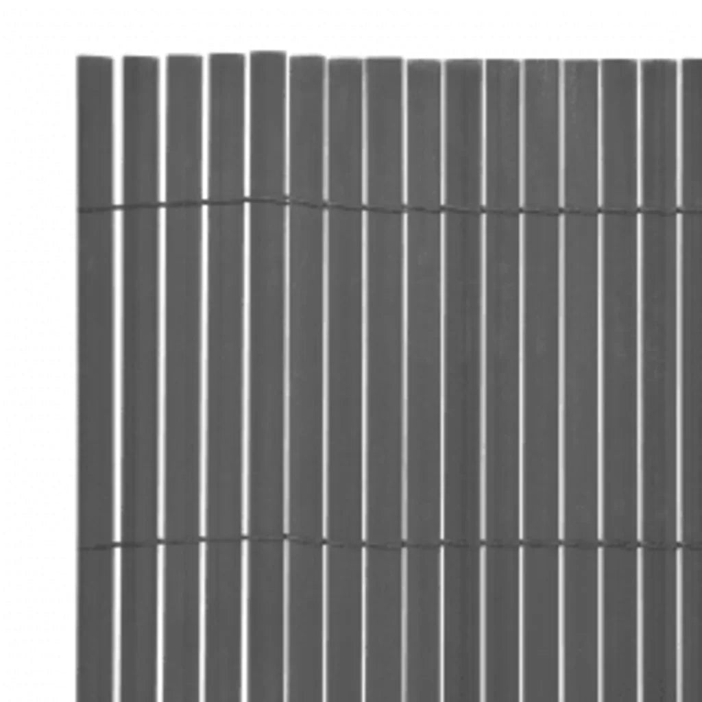 Recinzione da Giardino a Doppio Lato 110x300 cm Grigia 317155