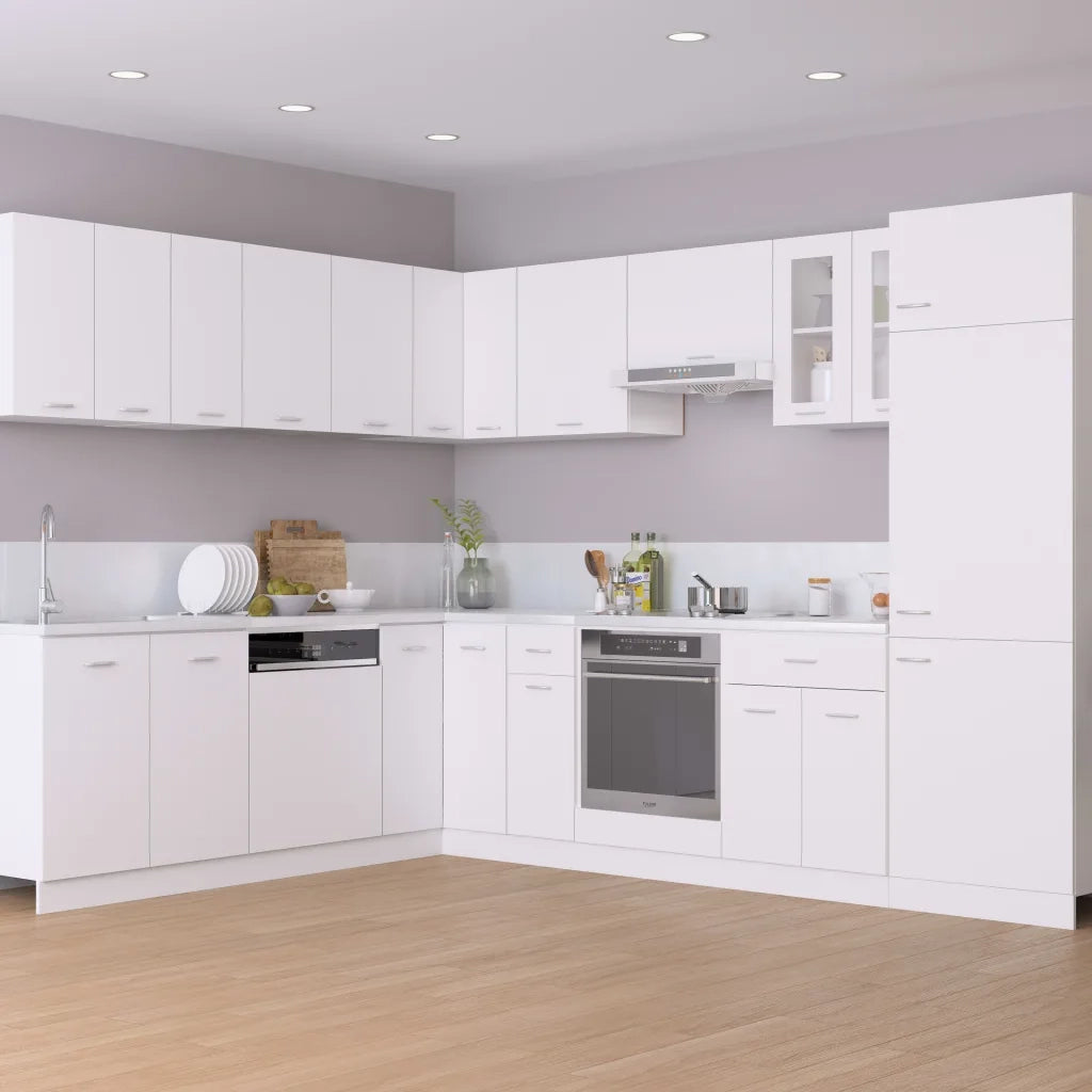 Mobile Pensile “Lyon” Bianco 80x31x60 cm in Legno Multistrato 801276