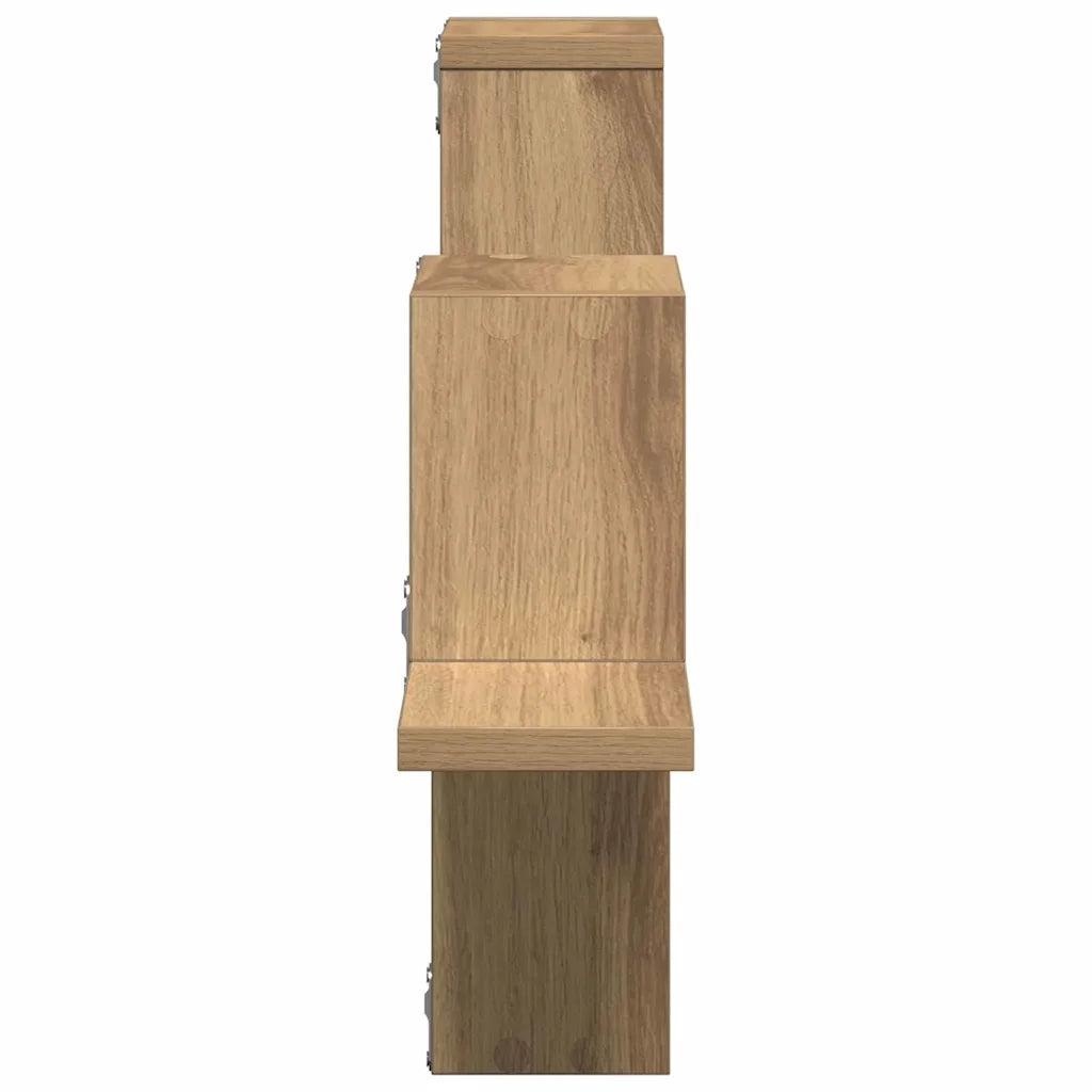 Scaffale da parete | Ripiano a parete | Mensola a parete Rovere artigianale 104,5 x 43 x 10 cm