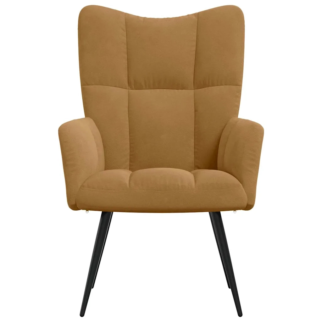 Divano Sedia-Poltrona Relax Marrone in Velluto 127601