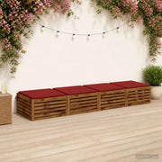Cuscini per Sedia in 4 Pezzi SOEST 4 pz 100% Poliestere 944642