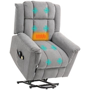 Poltrona relax elettrica alzapersona con massaggio e riscaldamento ¨C Xylo ¨C grigio scuro