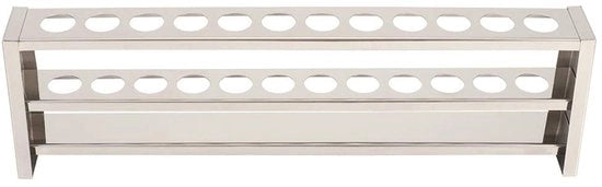 Bocchetta di Raccordo in Acciaio Inossidabile - 12 Fori - Bocchetta di Laboratorio - Diametro dei Fori 2,3 cm - Lunghezza Totale 39 cm - Prestazioni Stabili - Bocchetta di Raccordo Standard