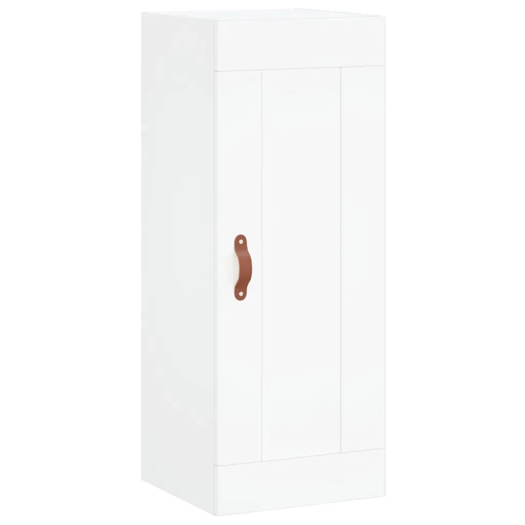 Credenza Bianca 34,5x34x180 cm in Legno Multistrato 3200361