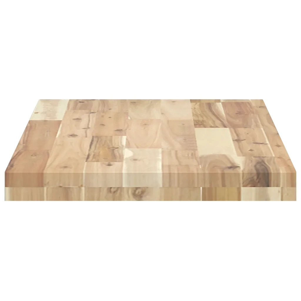 Mensole da Parete 4 pz 80x40x4 cm Legno Acacia Non Trattato 3279478