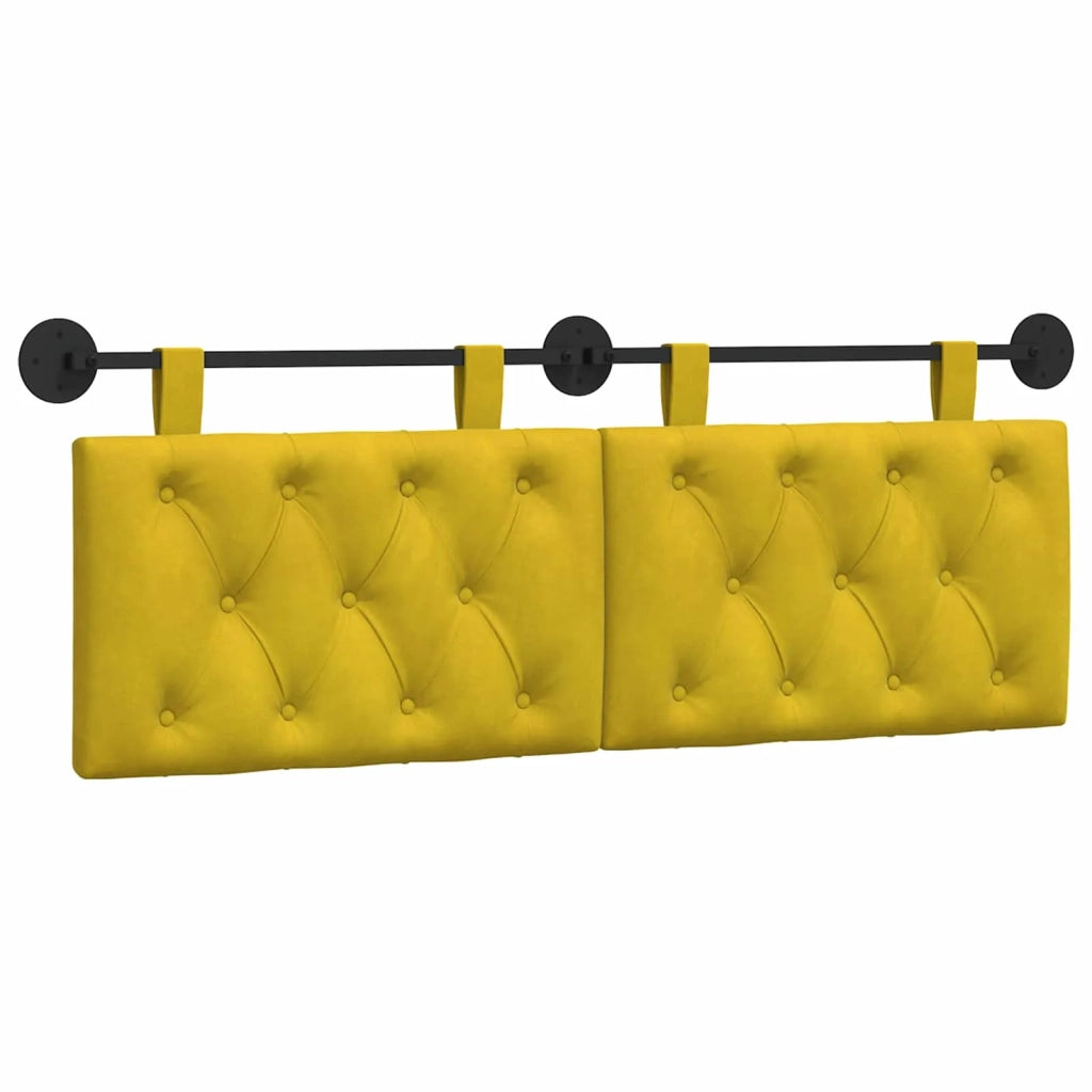 Testiera sospesa Con luce LED Giallo Velluto 42032115