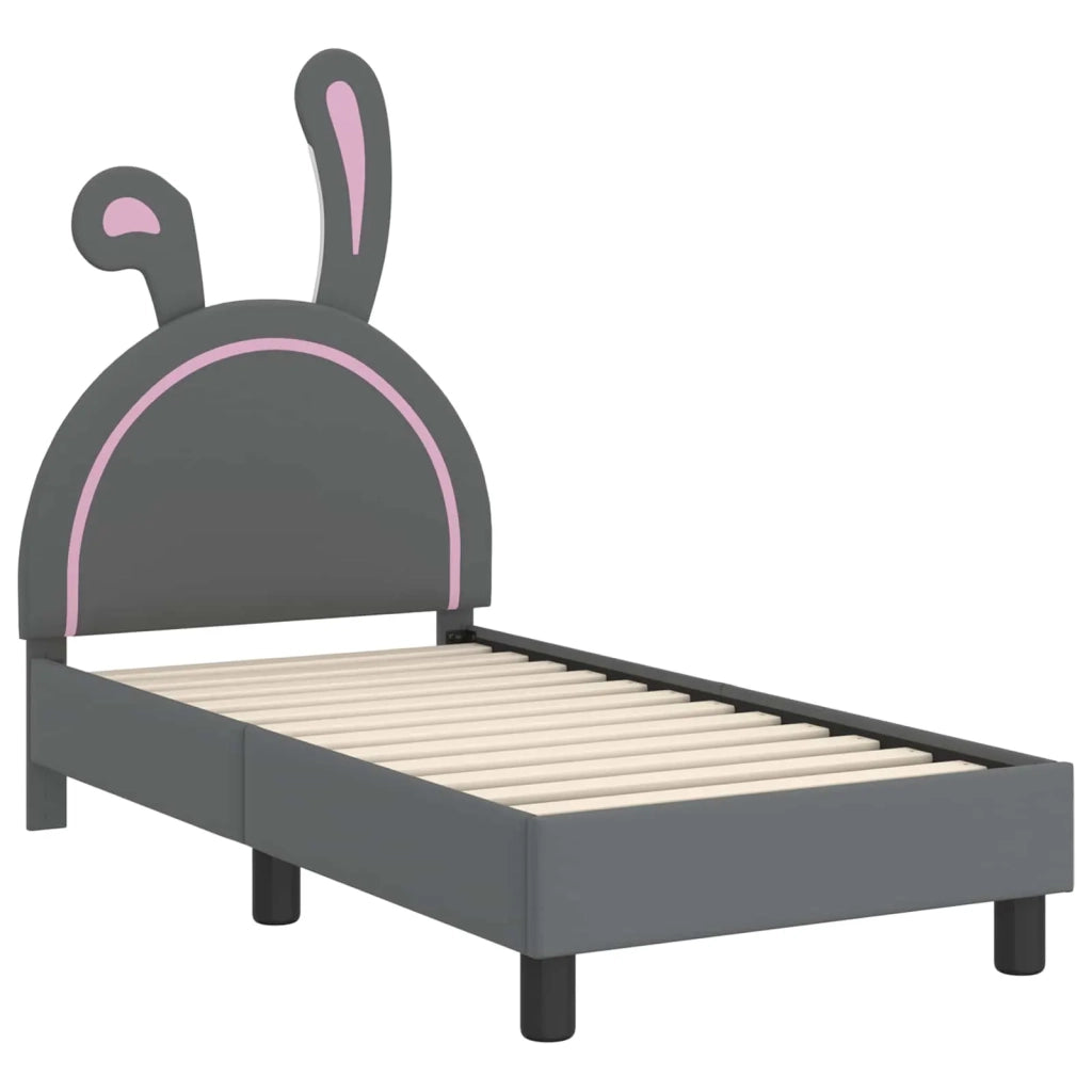 Struttura letto per bambini con testata Grigio chiaro PU 42011190