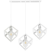 Lampadario Polux Sweden bianco metallo 3xE27