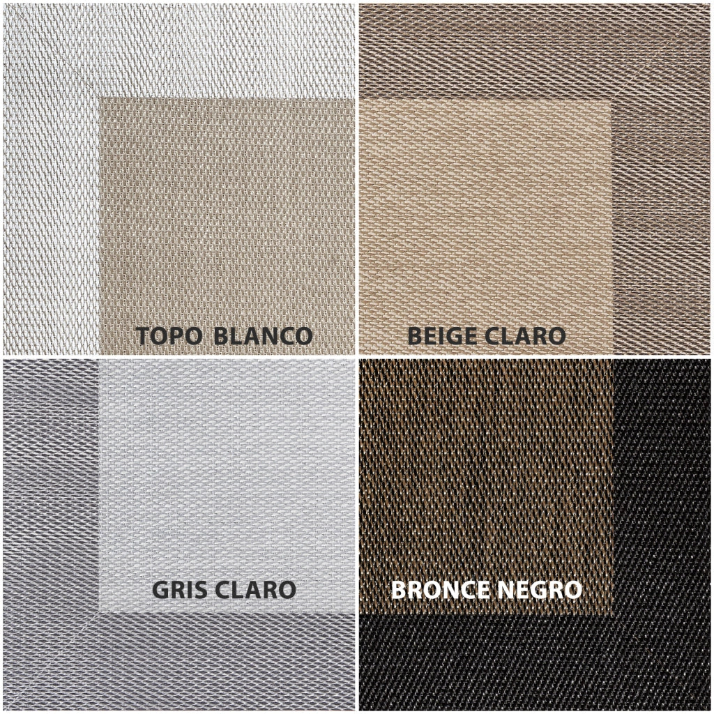 Tappeto vinilico di alta qualità bronzo-nero 80x150