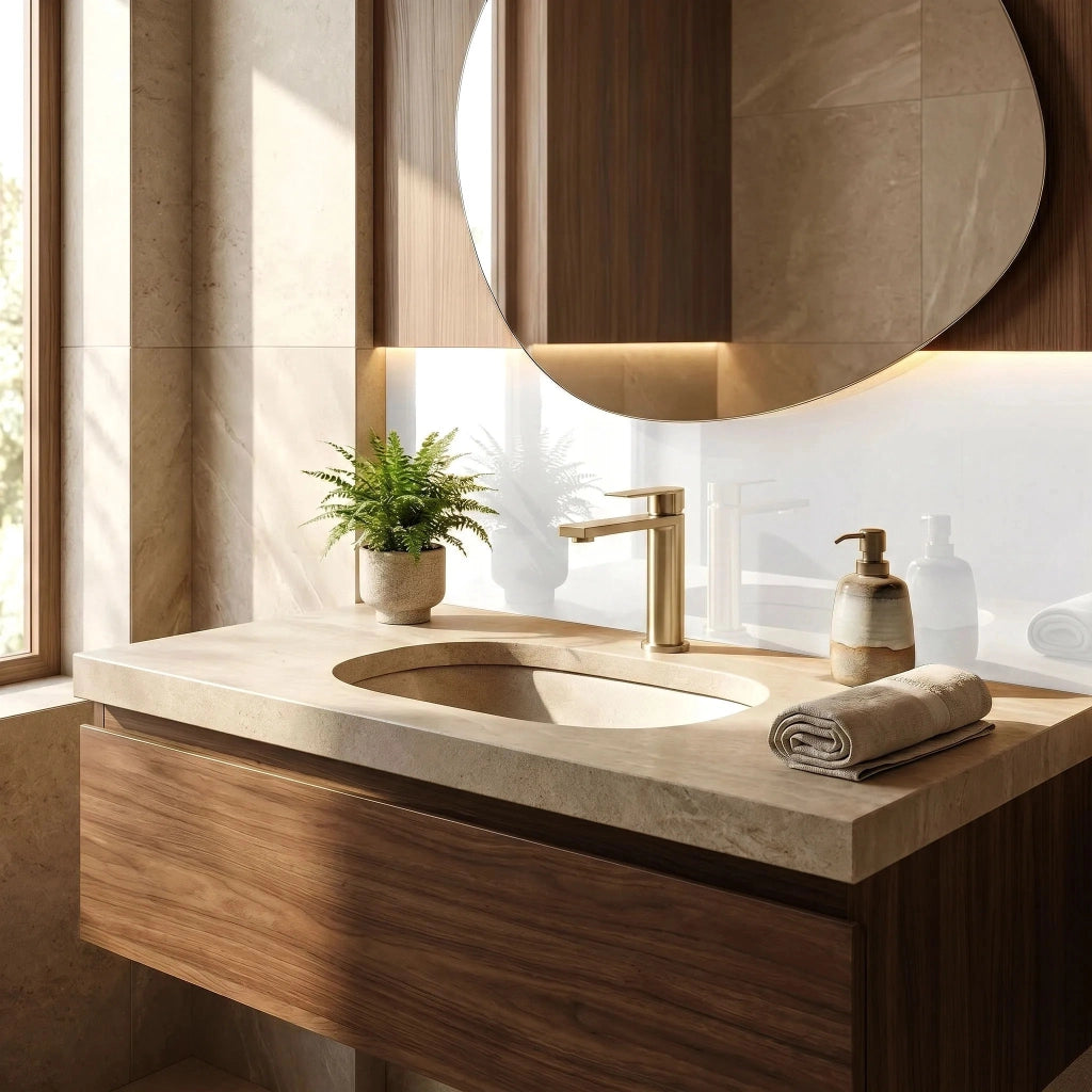 Rubinetto Da Bagno Rea Hunter Brush Gold Low