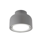 Plafoniera BOTTONE moderna in alluminio Titanio 1xGX53