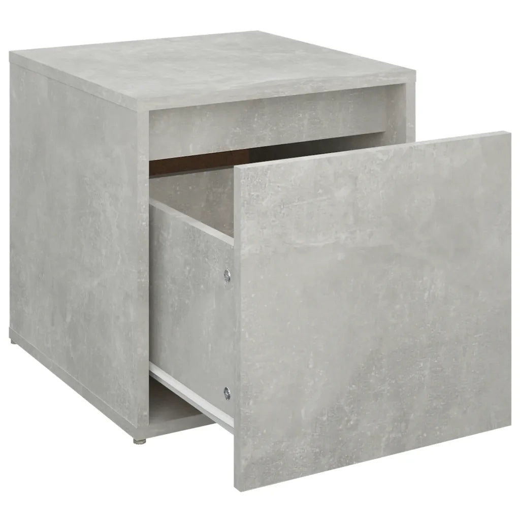 Cassetto Contenitore Grigio Cemento 40,5x40x40 cm in Legno CFW7487419
