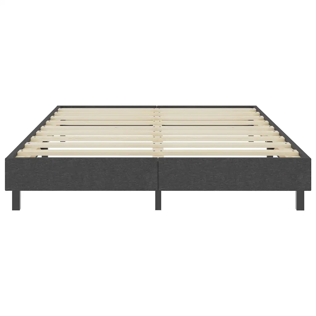 Letto a Molle Grigio in Tessuto 140x200 cm 287456