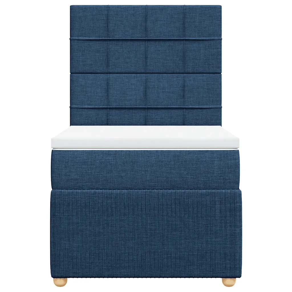 Giroletto a Molle con Materasso Blu 80x200 cm inTessuto 3291889