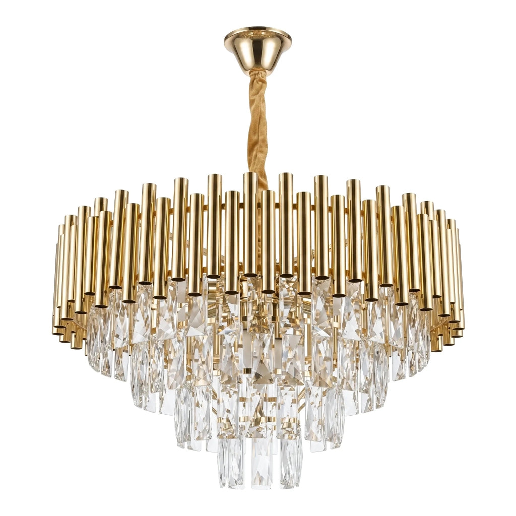 Lampada A Sospensione In Cristallo Swe103-cp Gold