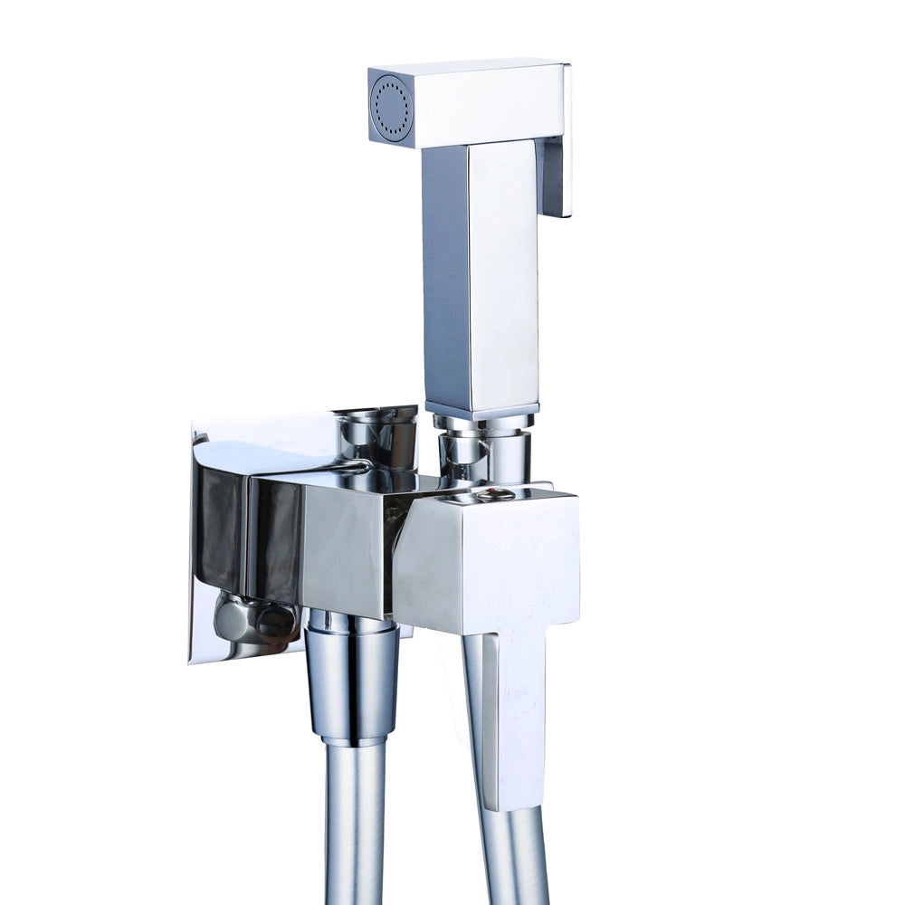 Kit idroscopino acqua calda e fredda shut-off azionamento a leva ottone ogomondo *** finitura- cromato quadro, confez...