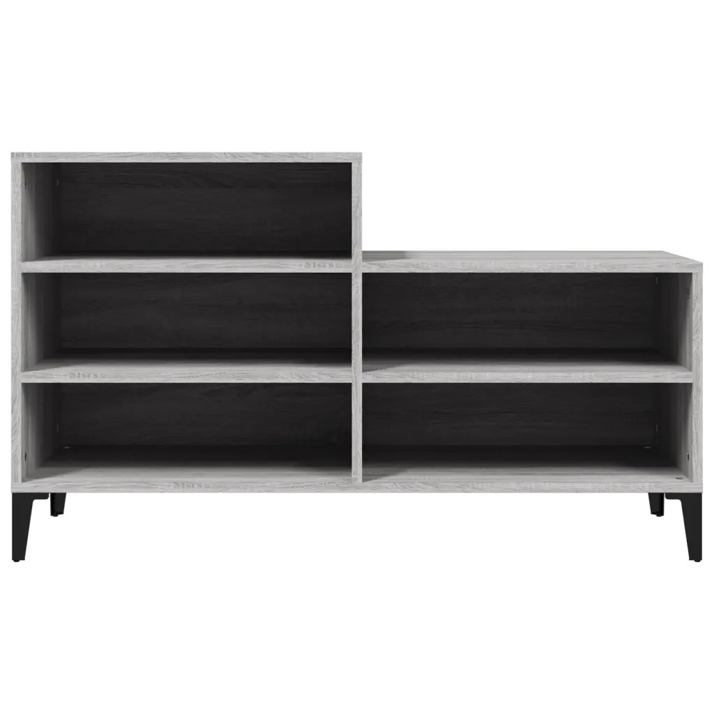 Scarpiera | Mobile per scarpe Grigio Sonoma 102x36x60 cm in Legno Multistrato