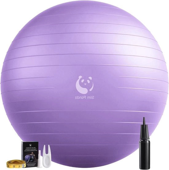 Pallone di Ginnastica Resistente alle Esplosioni 55-85 cm con Pompa - Per Anziani, Terapia, Gravidanza & Addestramento del Centro di Gravità