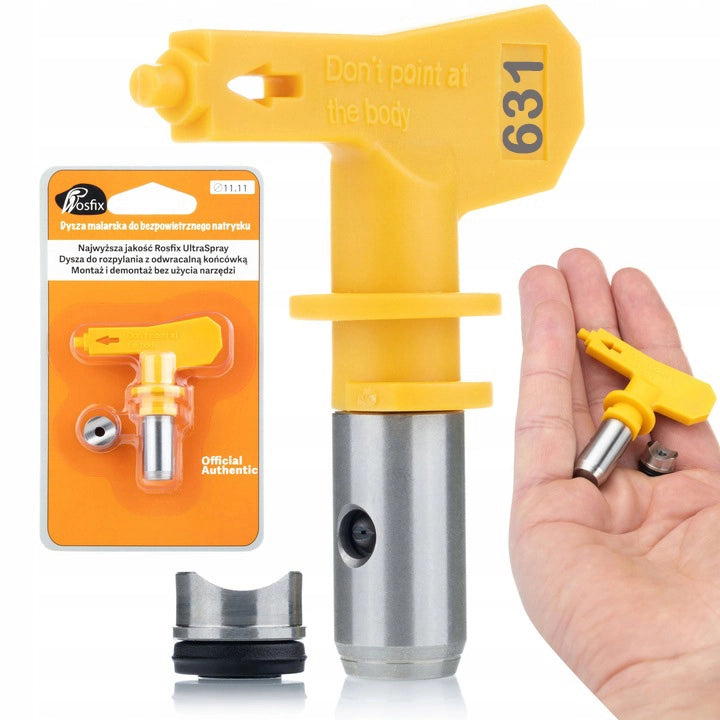 Ugello di Spruzzatura Rosfix Ultra Spray Modello 631 – Larghezza 30 cm | Compatibile con Graco, Titan, Wagner