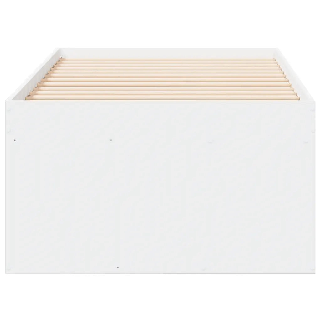 Divano Letto con Cassetti senza Materasso-Sofa Letto-Daybed Bianco 90x200 cm 495544
