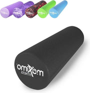 Spazioterapie con Rullo di Spugna Superiore con Punto di Attivazione 15 cm x 45 cm - Strumento di Massaggio Self per Casa Palestra Pilates Yoga - Incluso Manuale di Istruzioni
