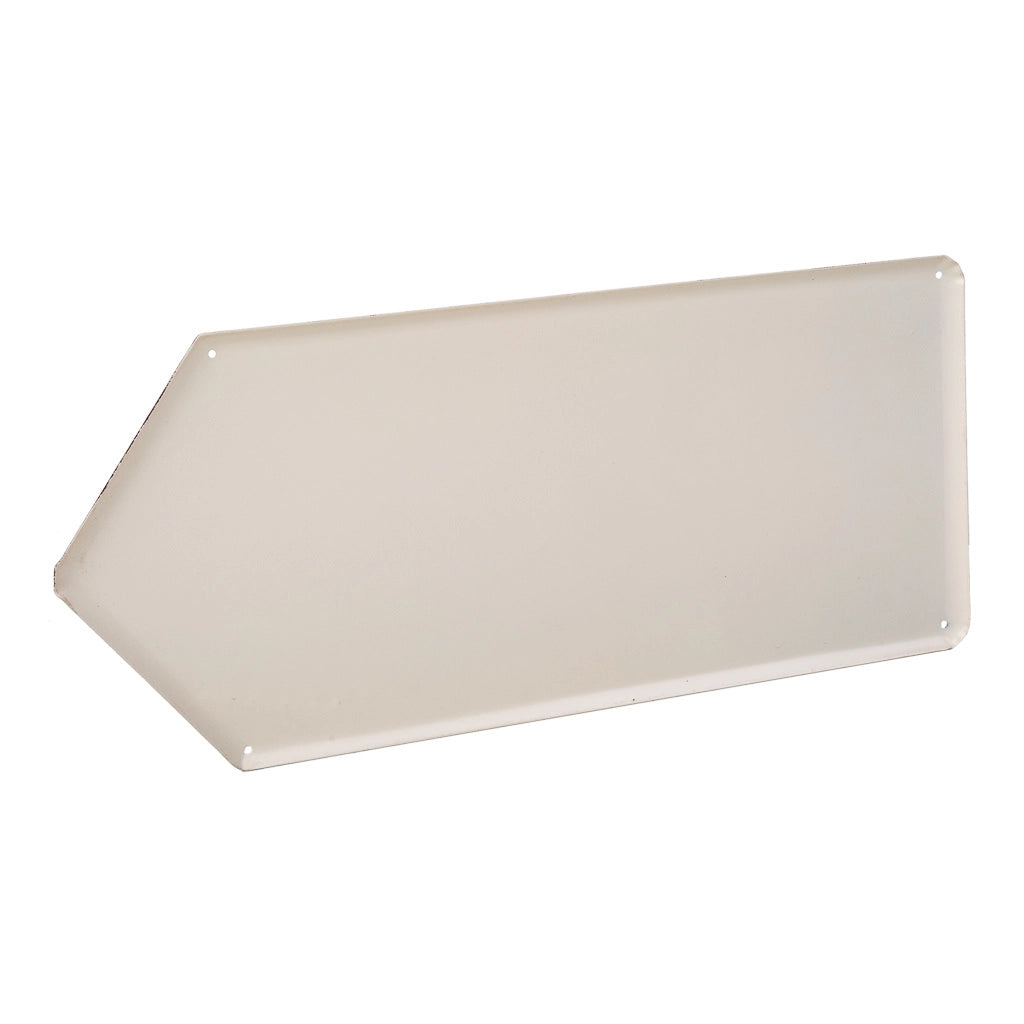 Placca in metallo verde 20x42x1h