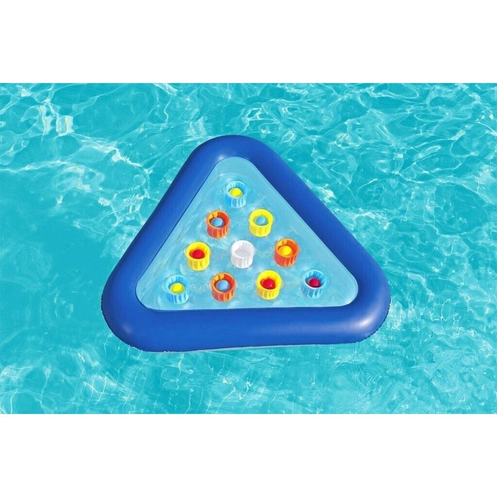 Trade Shop - Gioco Galleggiante Pong Gonfiabile Bambini Piscina Estate Palle 105x97cm 52560 -