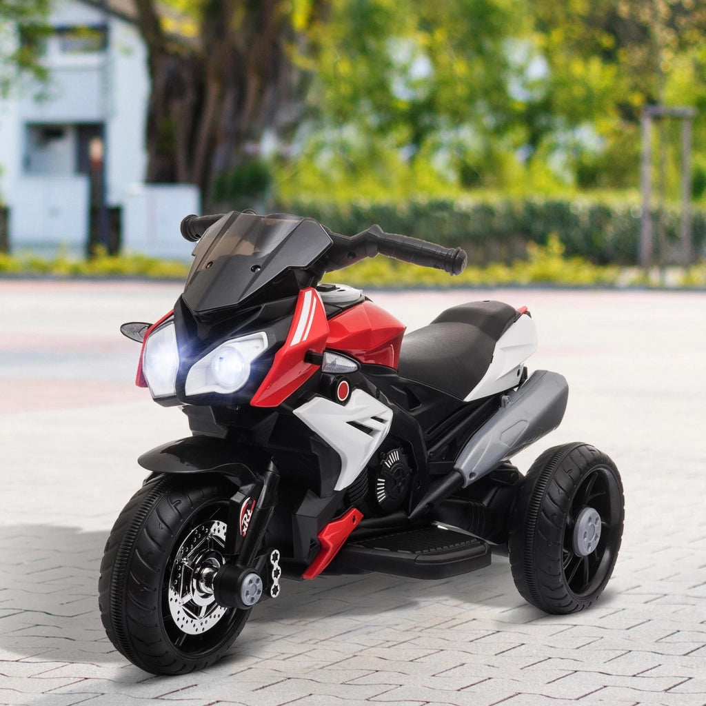 Moto elettrica per bambini ¨C Minimal ¨C nero e rosso