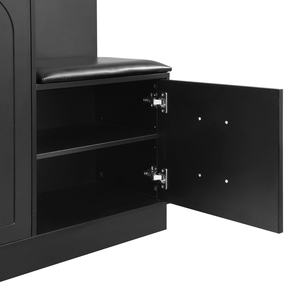 Armadio Ingresso con Specchio e Scarpiera ¨C MINIMAL ¨C Bianco, Legno