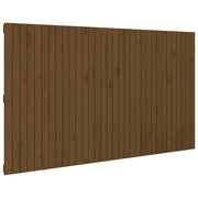 Testiera | Testata da Parete Ambra 204x3x110 cm in Legno Massello di Pino