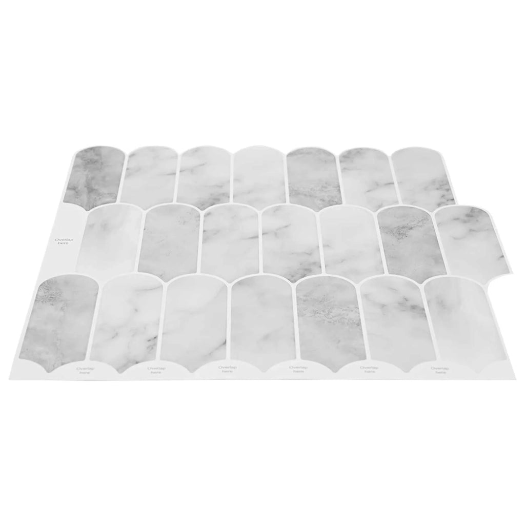 Piastrella Piuma 50 pcs Marmo Grigio 30 x 30 cm 42046194