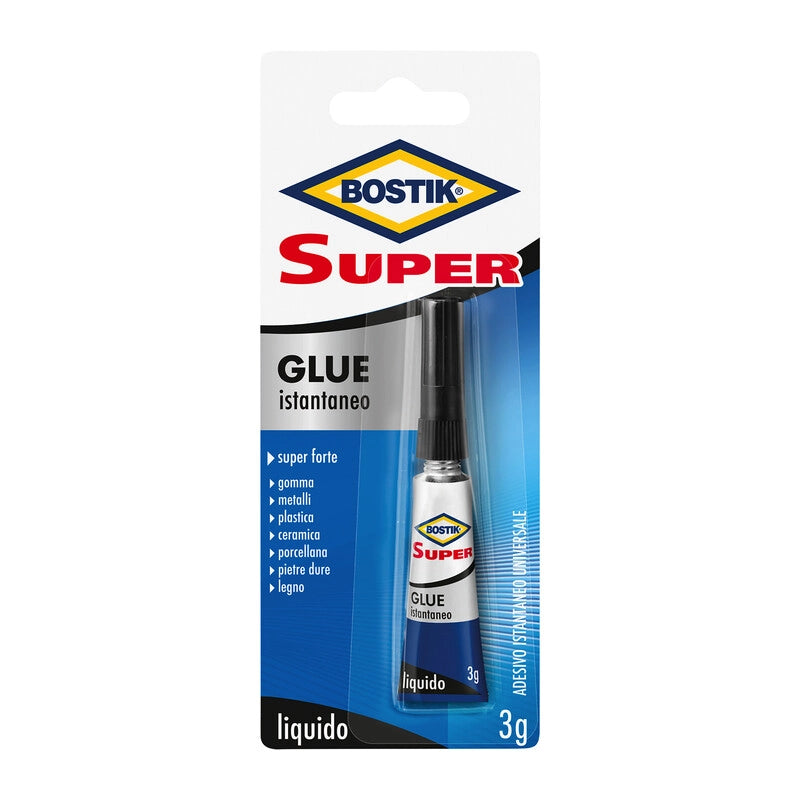 BOSTIK SUPER GLUE ISTANTANEO 3 G BLISTER  24 PZ