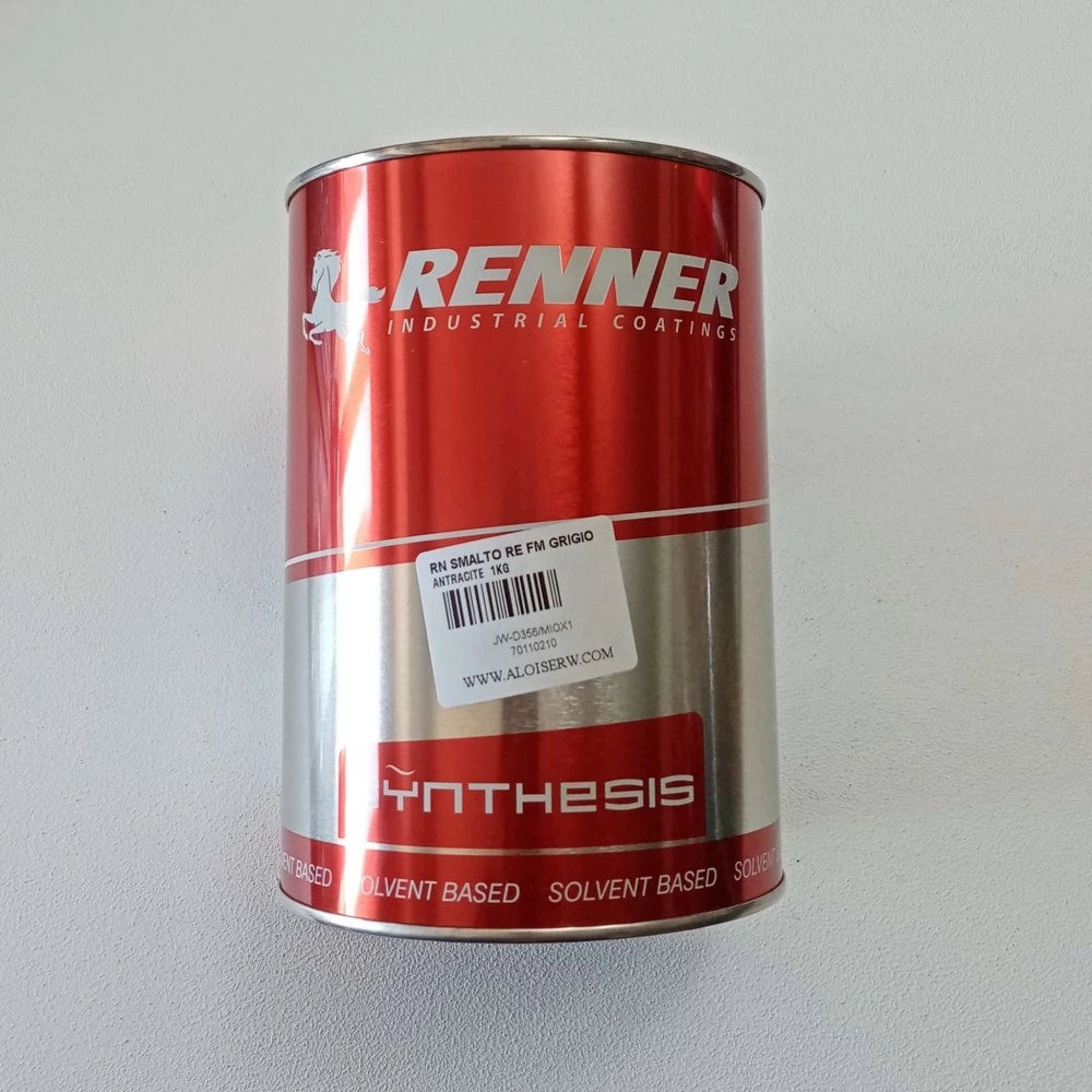 Renner monomiox 1kg antracite smalto ferromicaceo per ferro leghe leggere e superfici zincate
