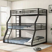 Letto a tre piani 90/140x200 - Xylo - Nero senza materasso