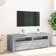 Mobile Porta TV con Luci LED Grigio Sonoma 120x35x40 cmcm 815685