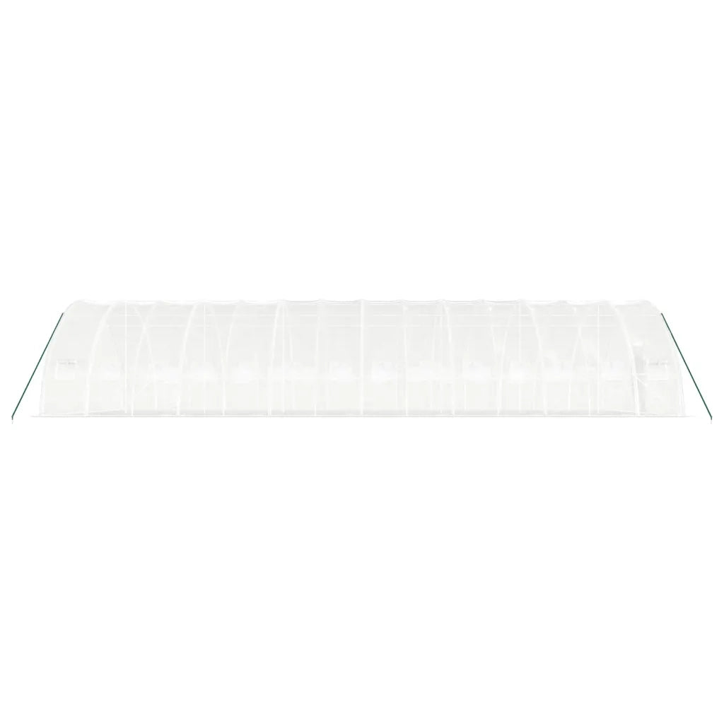 Serra con Telaio in Acciaio Bianco 84 m² 14x6x2,85 m 3188121
