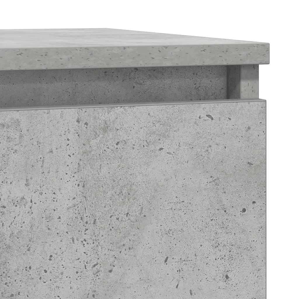 Credenza | Madia | Buffet da pranzo | Armadio da pranzo con Cassetto Grigio Cemento 71x35x84 cm in Truciolato