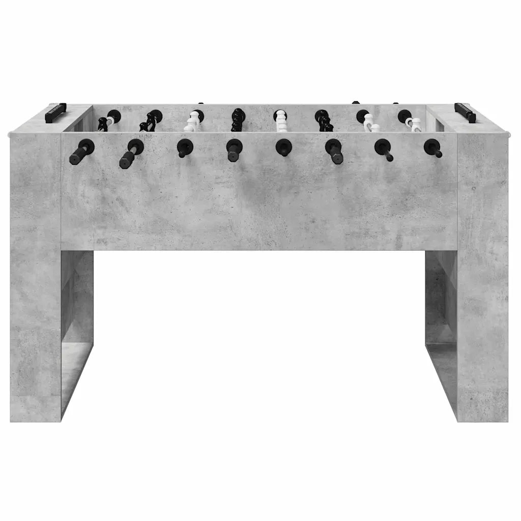 Tavolo da Foosball Grigio Cemento 146,5 x 74 x 85 cm