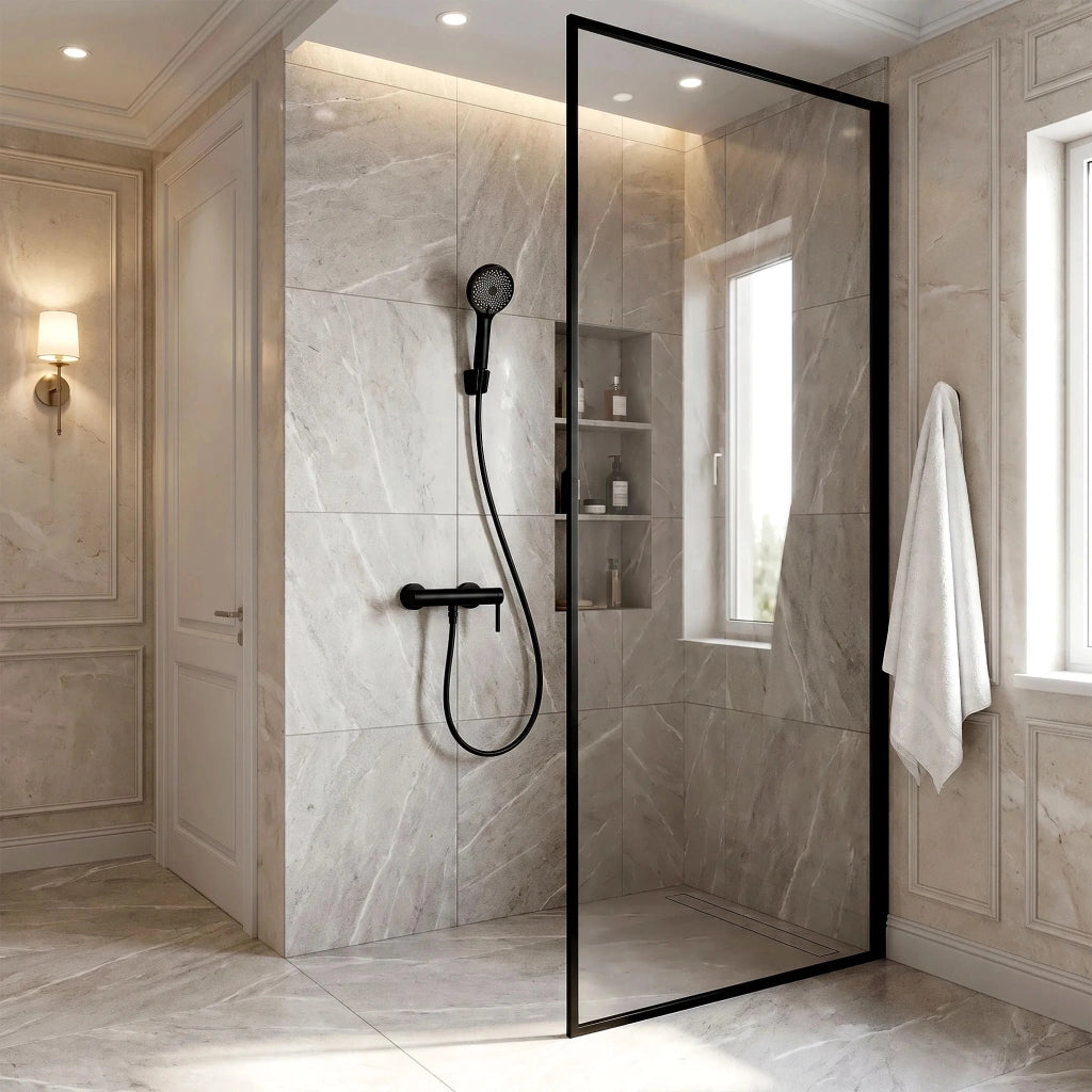 Rubinetto Doccia Rea Rivo Black